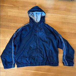 Charles Klein Y2K Men's Blue Hooded Jacket